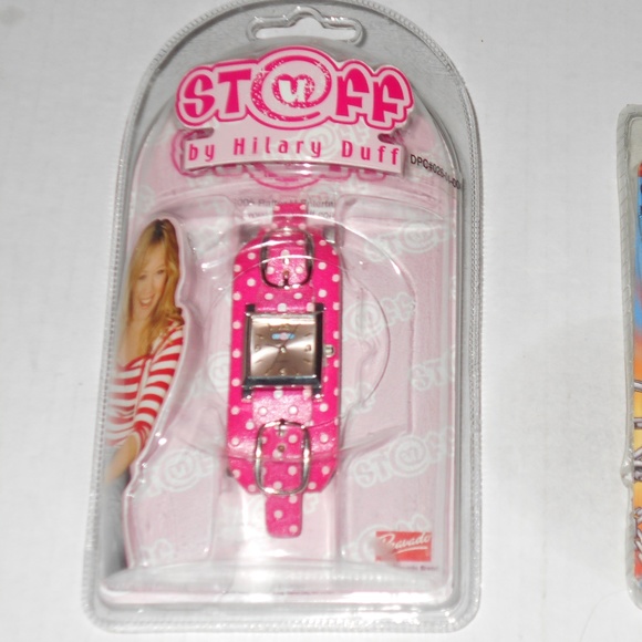 Bravado Hillary Duff Stuff Other - Girls Vintage Rare Adorable Pink Band Fun Fashion Wristwatch
